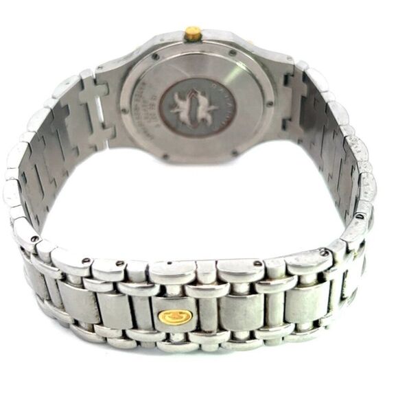 Concord Estate Saratoga Roman Numerals Watch 18k Gold + Stainless Steel C3 - Picture 3 of 8